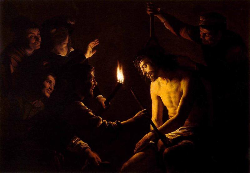Gerard van Honthorst The Mocking of Christ oil painting image